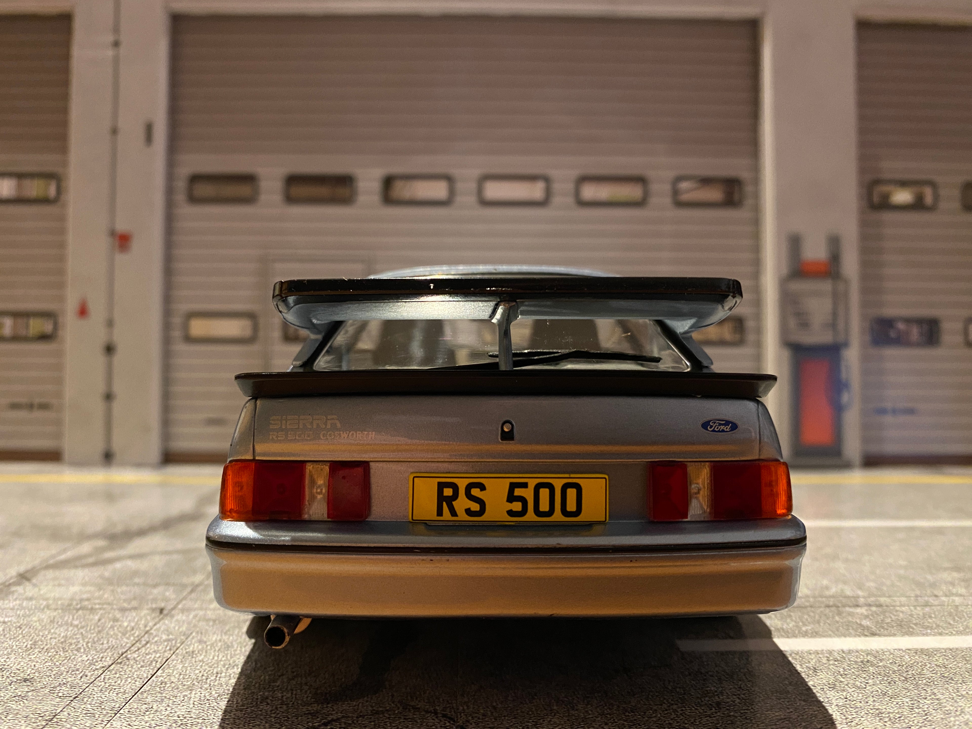 Ford Sierra RS500 '87, blauw (Tuning model) OZ Racing wheels