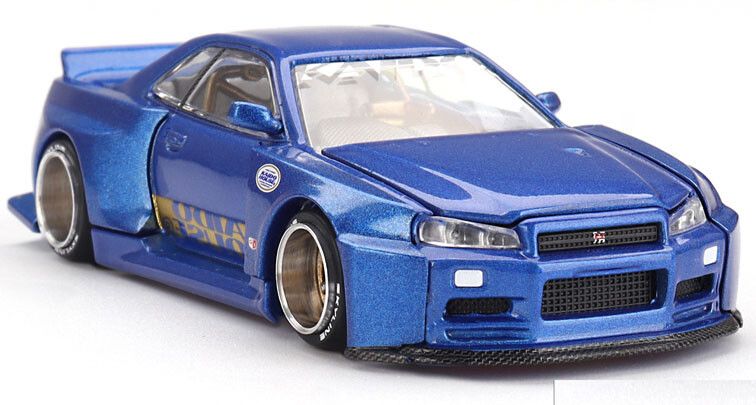 Nissan Skyline GT-R (R34) Kaido Works Shinjuku V2 '99 1:64