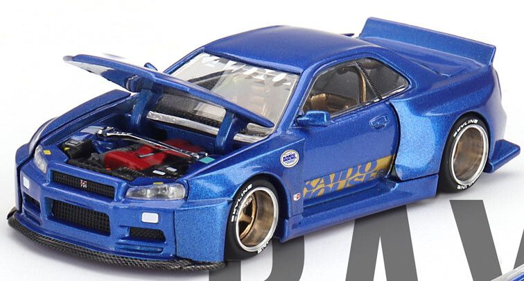Nissan Skyline GT-R (R34) Kaido Works Shinjuku V2 '99 1:64