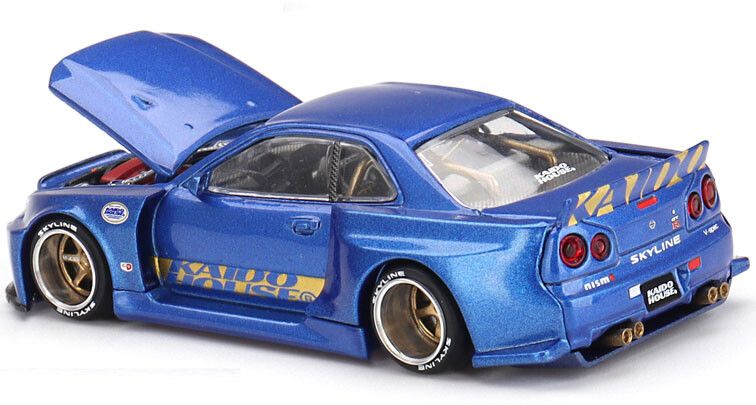Nissan Skyline GT-R (R34) Kaido Works Shinjuku V2 '99 1:64