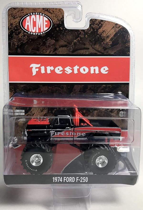 1/64 ACME FIRESTONE MONSTER TRUCK 1974 FORD F-250