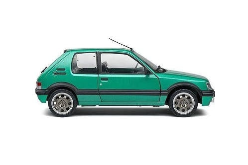 Peugeot 205 GTI Griffe '92, groen / 1:18 / Solido