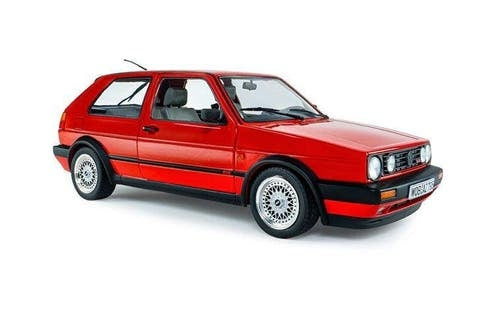 VW Golf II GTI G60 '89, rood / Solido / 1:18