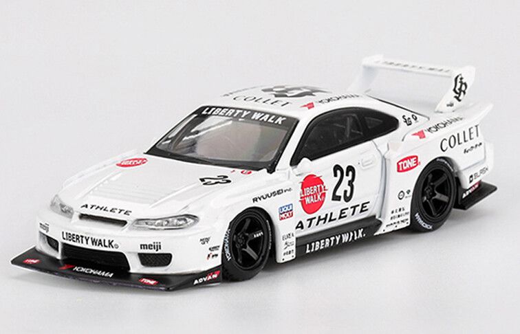 Nissan Silvia S15 LB-Super Sil. #23 Athlete '24, blister