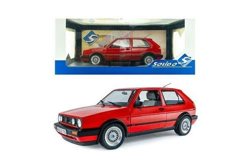 VW Golf II GTI G60 '89, rood / Solido / 1:18