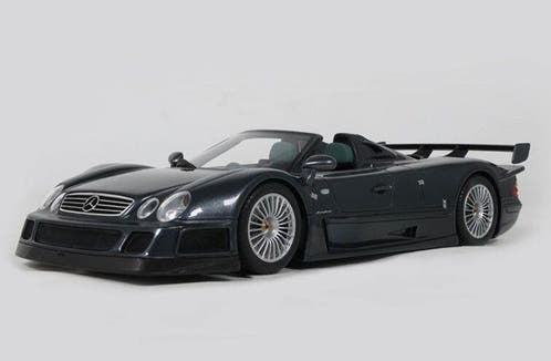 Mercedes Benz CLK-GTR roadster '99, grijs / GT Spirit / 1:18