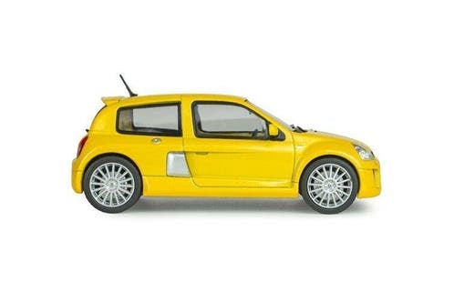 Renault Clio V6 Ph.2 '03, geel (Jaune Sirius) Solido / 1:43