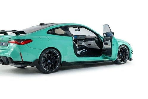 BMW M4 Performance Parts Solido Works '25, turquoise