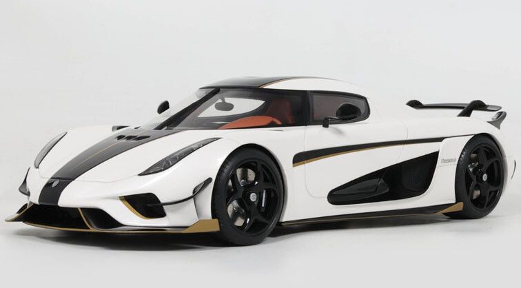 Koenigsegg Regera Record 2023 White 1:18