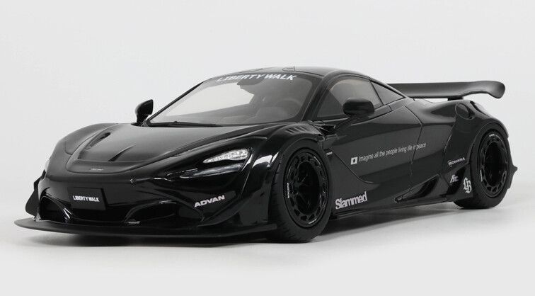 LB WORKS McLaren 720S Coupe Liberty Walk black 2023 1:18