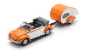 VW Kever cabrio + caravan - 1:87 - Schuco