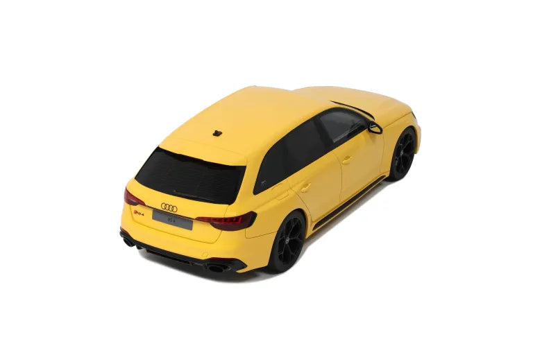 AUDI RS 4 25TH ANNIVERSARY 2024 YELLOW 1:18