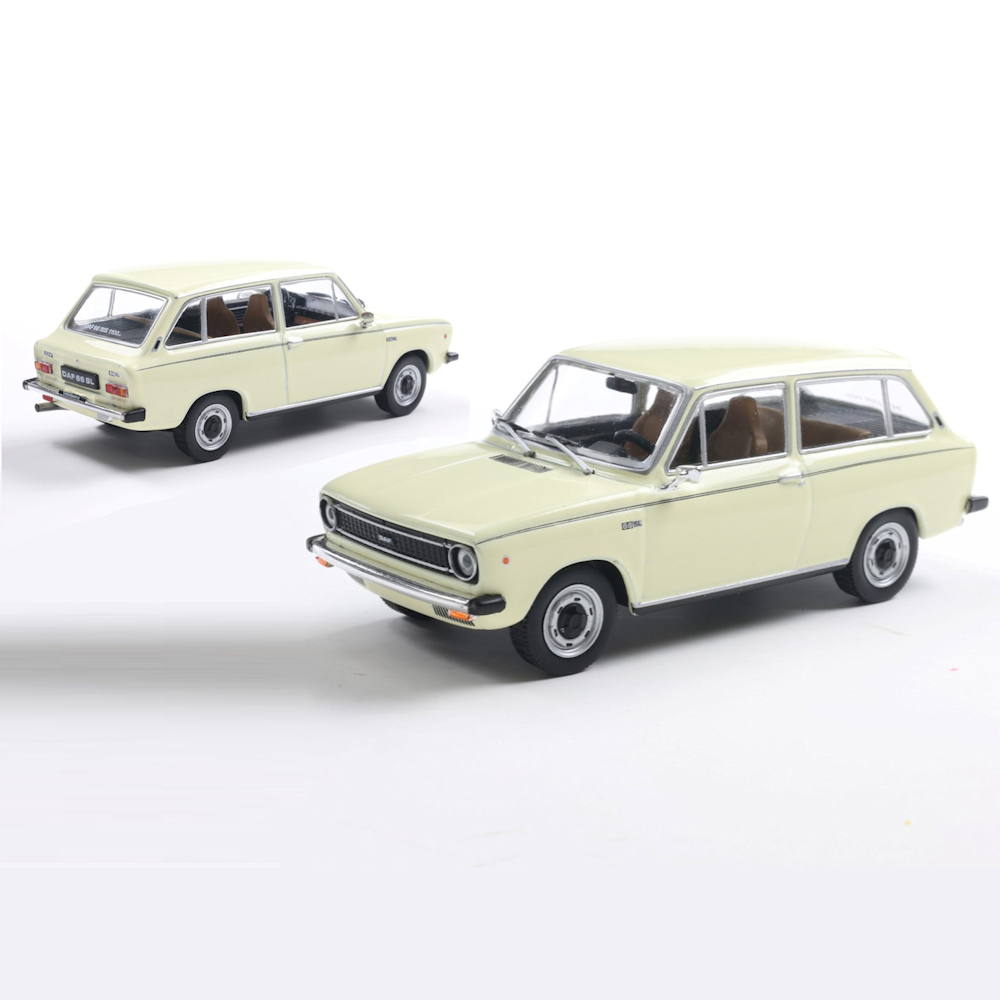 DAF 66 Combi 1972 Ivoor wit creme - Lagamo 1:43