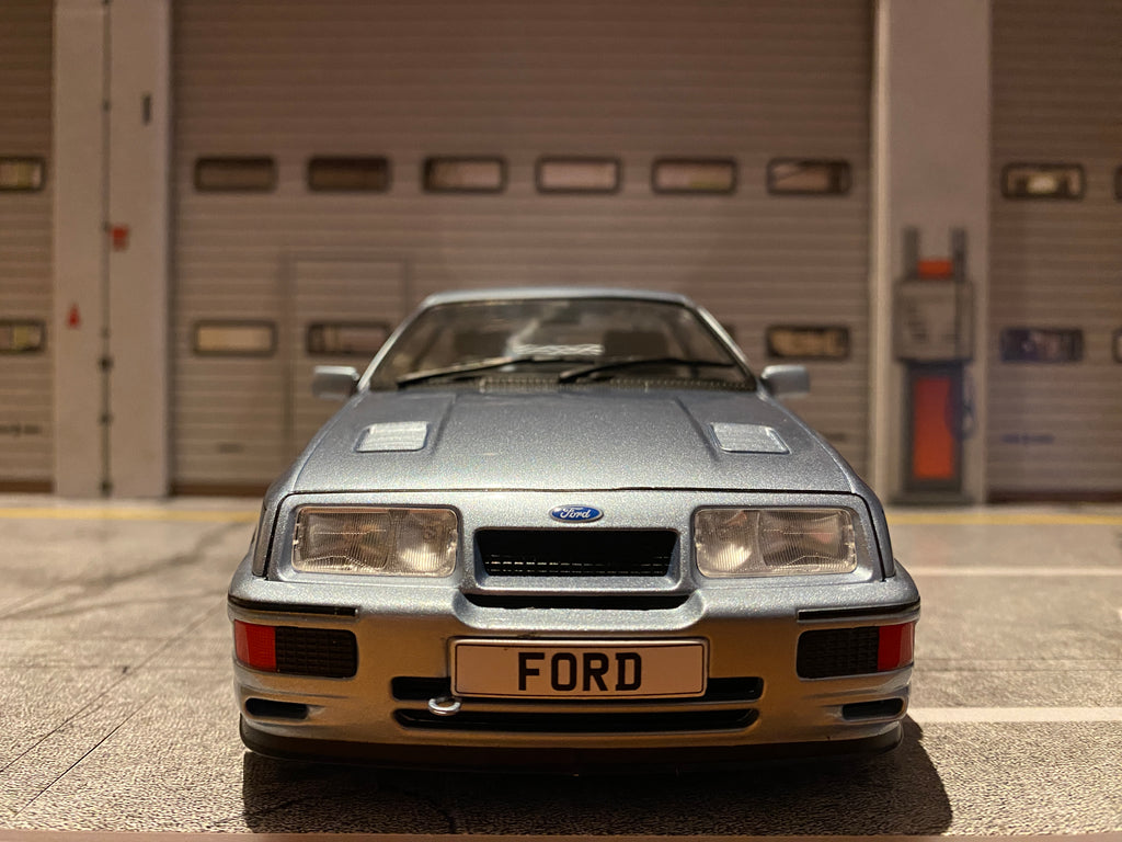 Ford Sierra RS500 '87, blauw (Tuning model) OZ Racing wheels