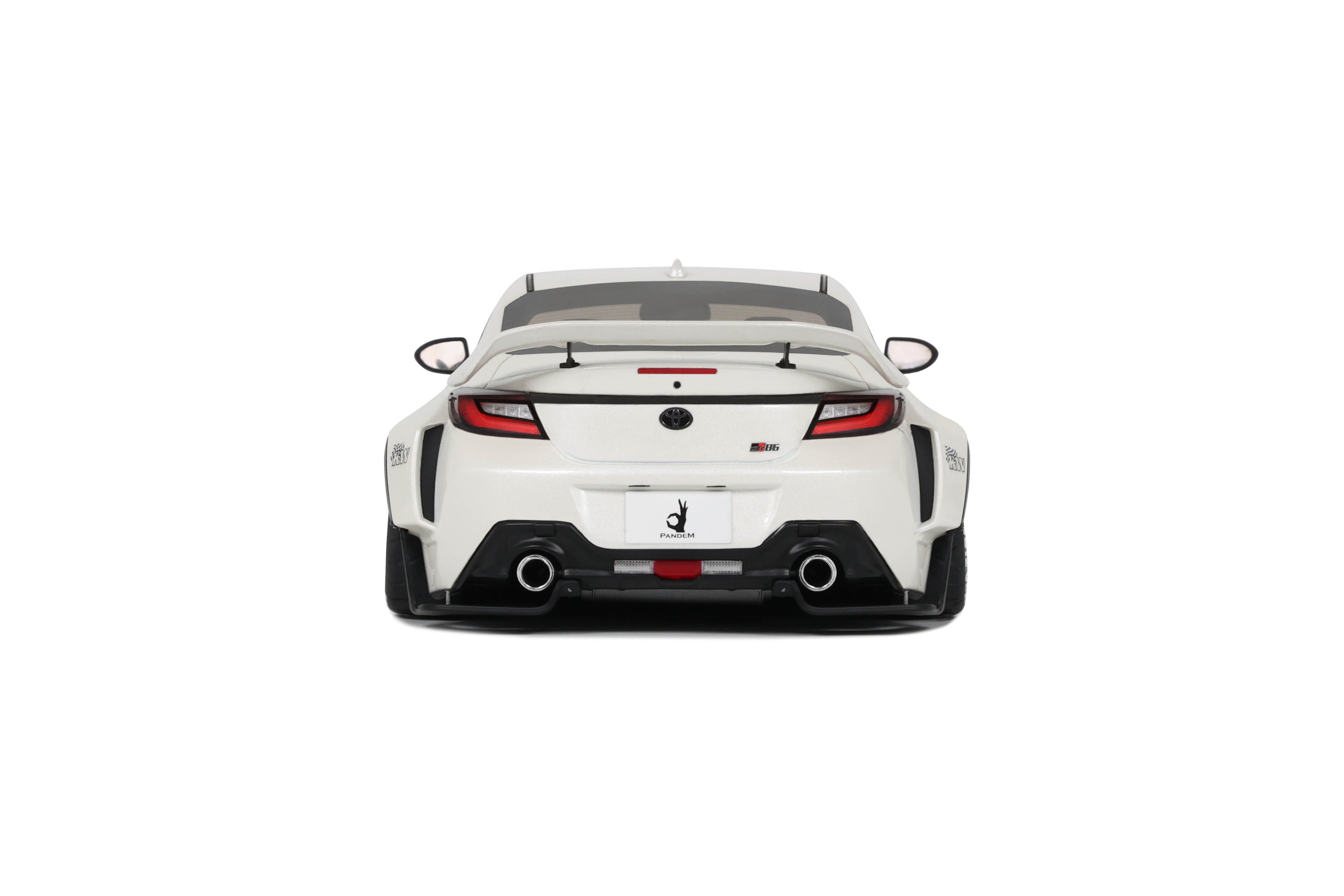 Toyota GR86 Pandem '23, wit (Crystal white)