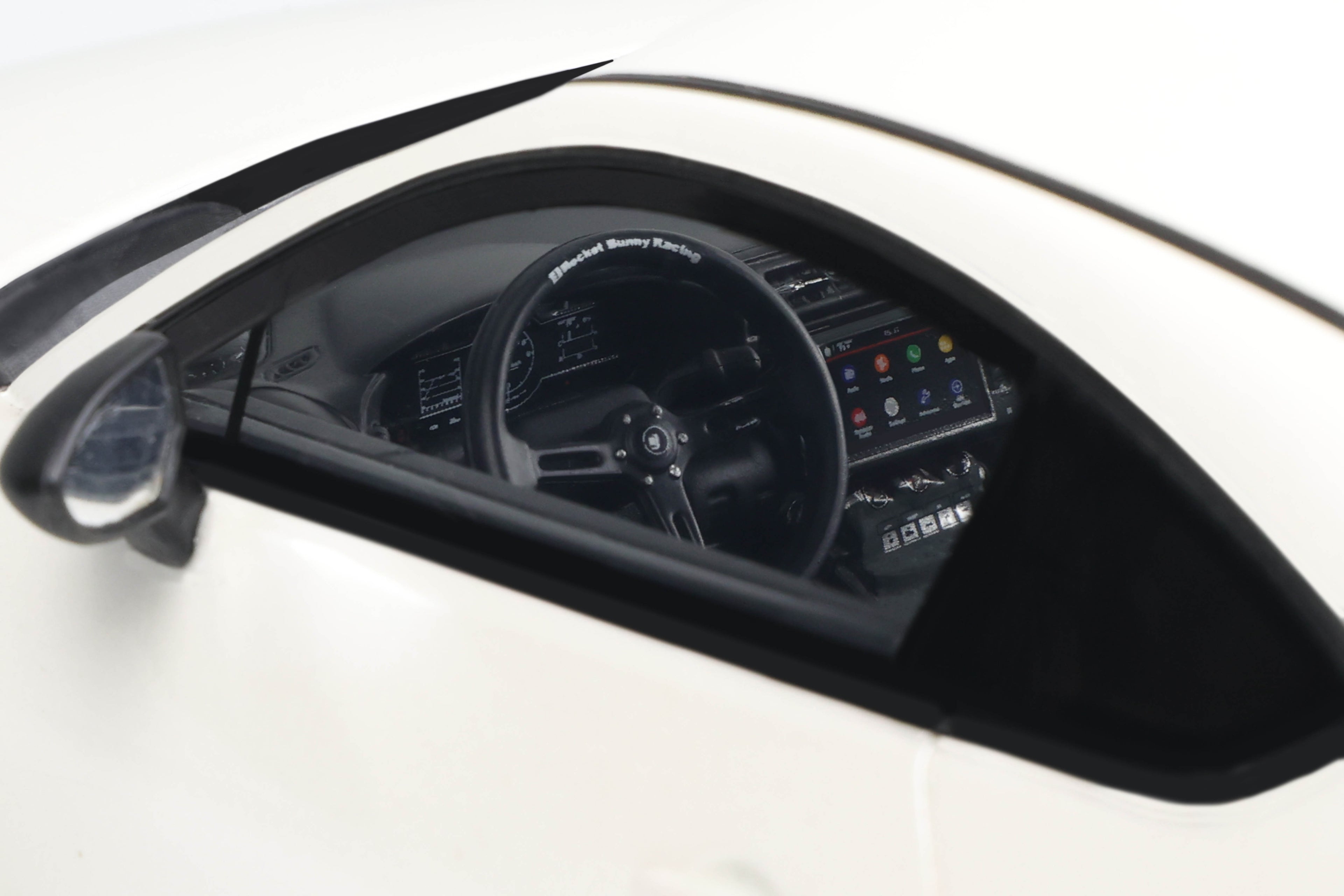 Toyota GR86 Pandem '23, wit (Crystal white)
