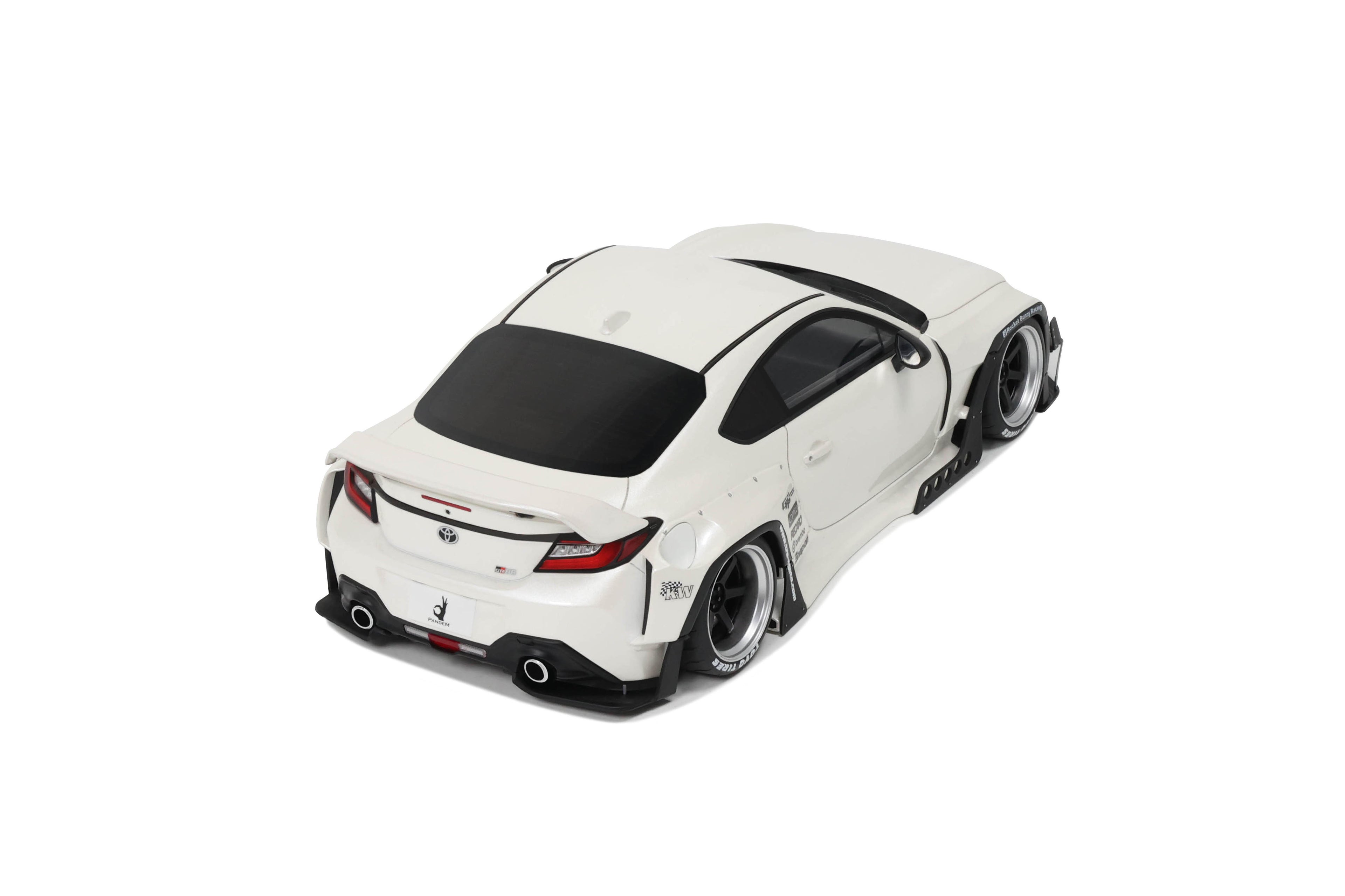 Toyota GR86 Pandem '23, wit (Crystal white)