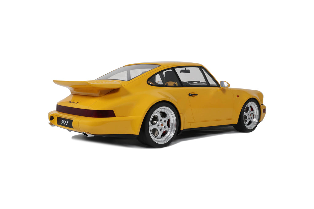 PORSCHE 911 (964) TURBO S SPEED YELLOW 1994 (1:8)