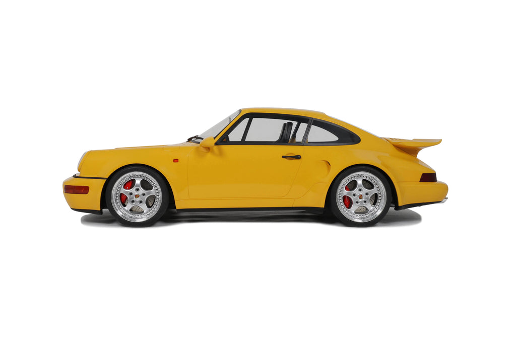 PORSCHE 911 (964) TURBO S SPEED YELLOW 1994 (1:8)