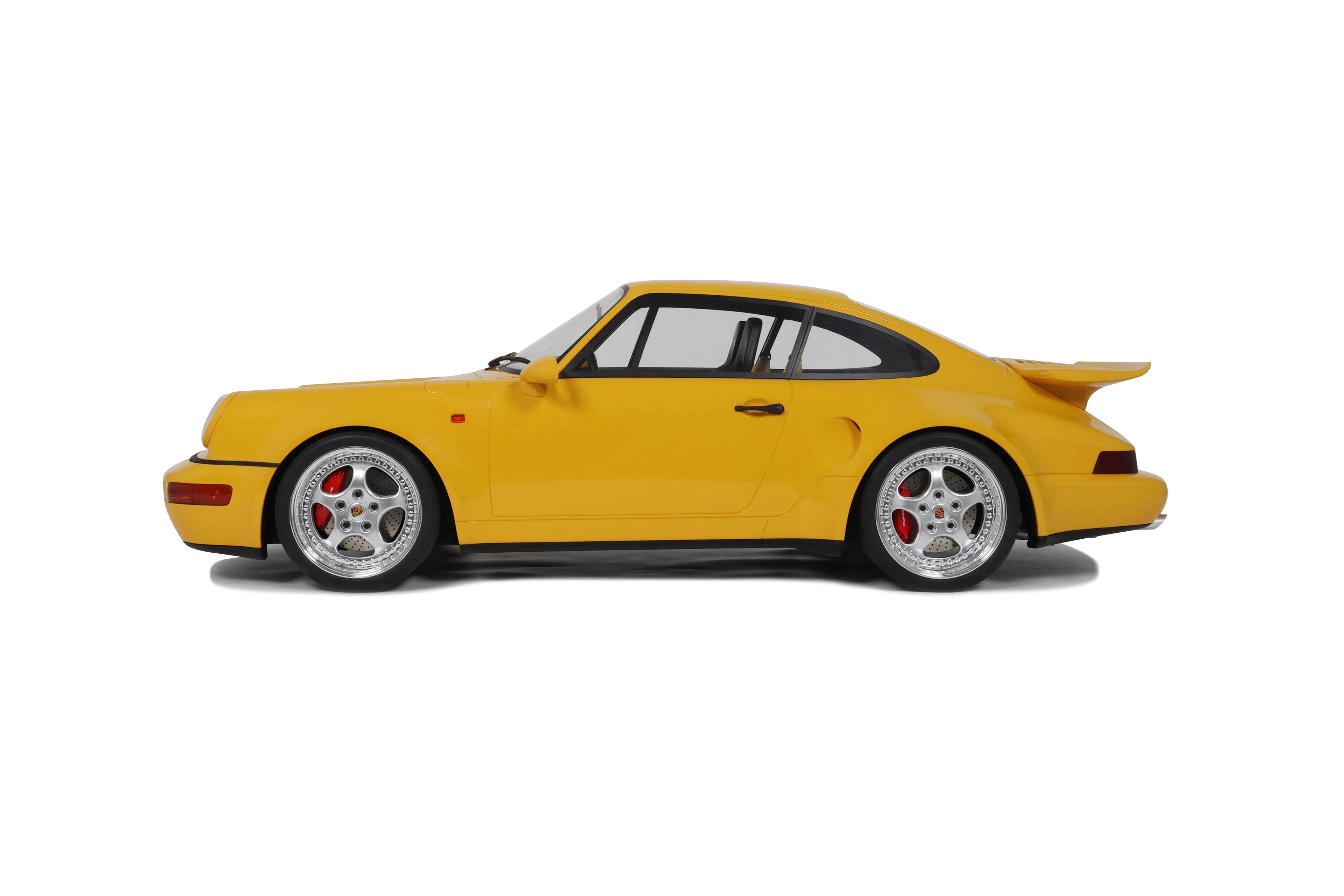 PORSCHE 911 (964) TURBO S SPEED YELLOW 1994 (1:8)