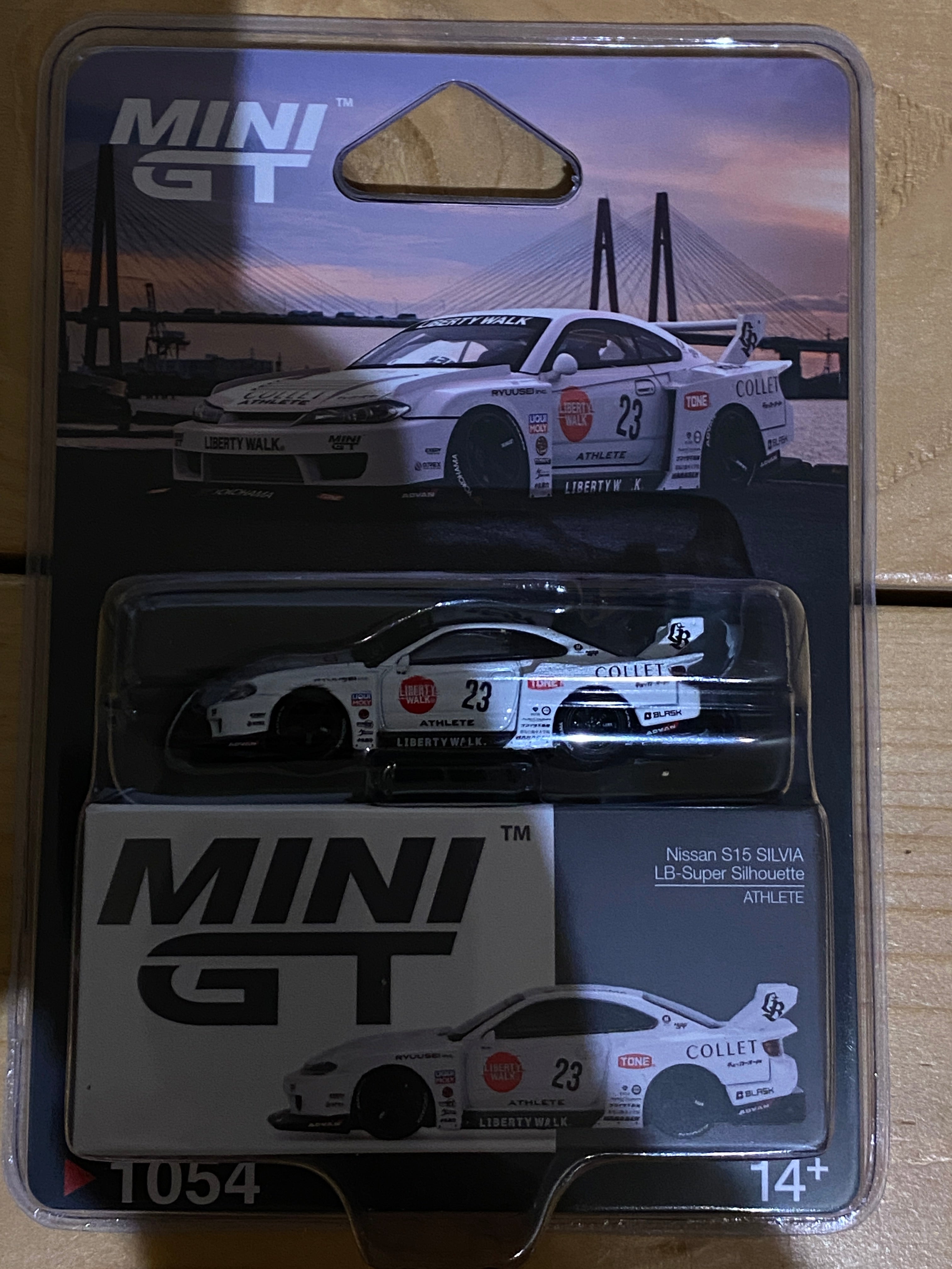 Nissan Silvia S15 LB-Super Sil. #23 Athlete '24, blister