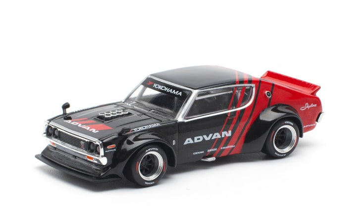 Nissan Skyline GT-R V8 Drift (Kenmeri) POPRACE PR64-199 1:64