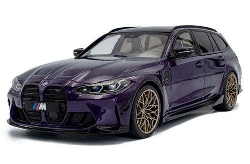BMW M3 Touring (G81) + performance parts '24, paars metallic