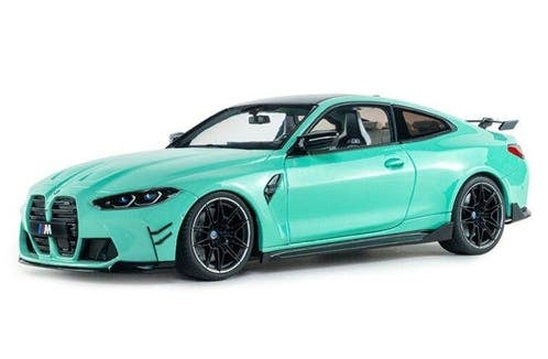 BMW M4 Performance Parts Solido Works '25, turquoise