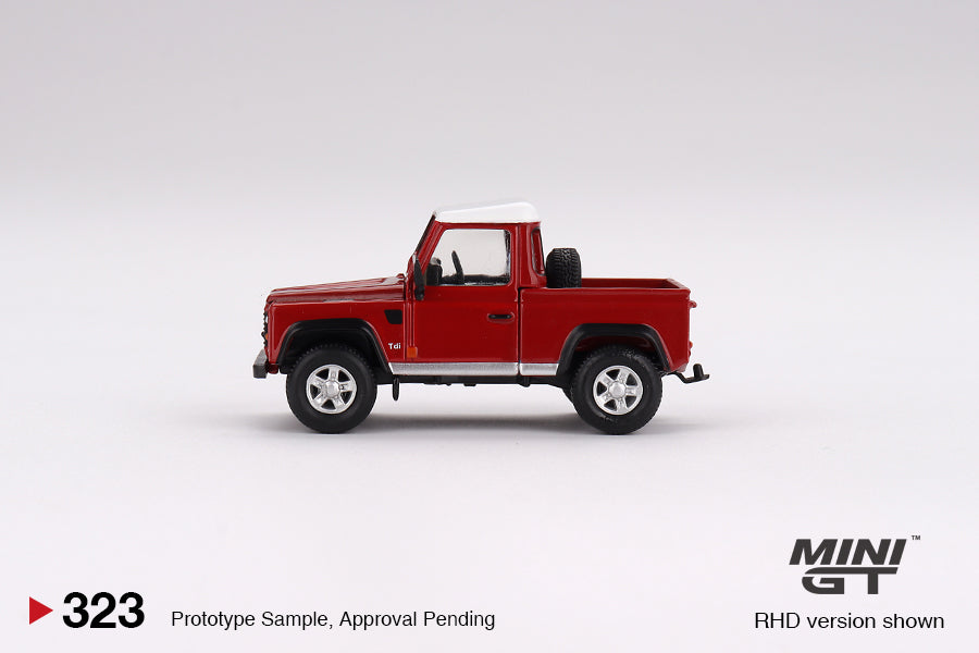Land Rover Defender 90 Pickup Masai Red 1:64