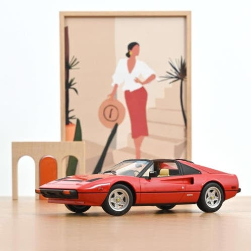 Ferrari 308 GTS 1982 Red / 1:18 / Norev