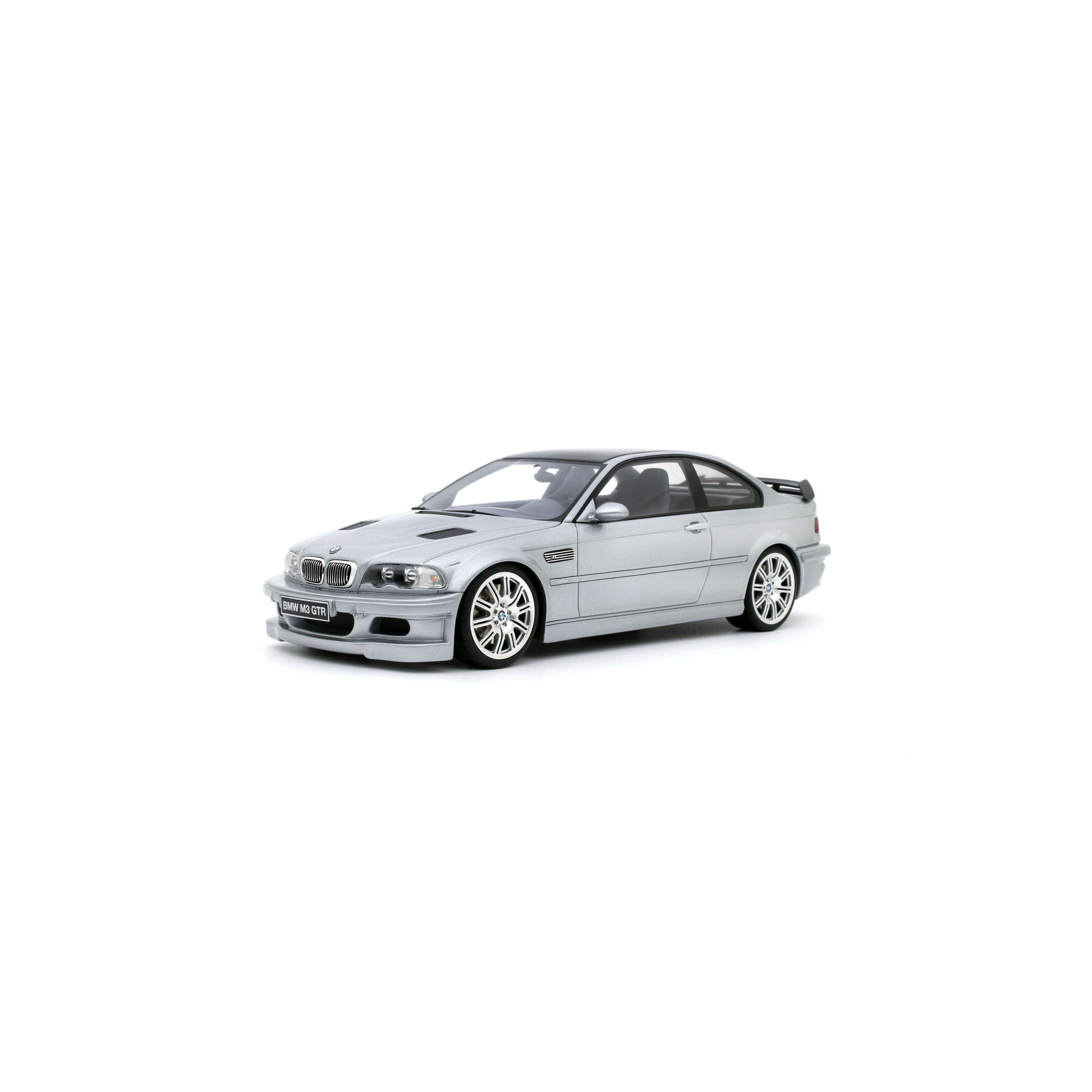BMW M3 (E46) GTR Street '01, zilver (Silver metallic) 1:18