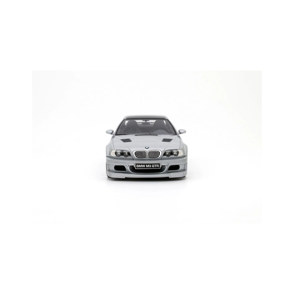 BMW M3 (E46) GTR Street '01, zilver (Silver metallic) 1:18