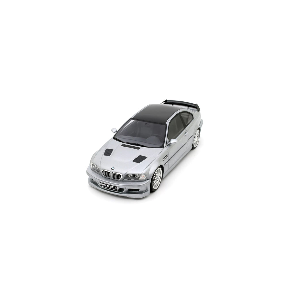 BMW M3 (E46) GTR Street '01, zilver (Silver metallic) 1:18