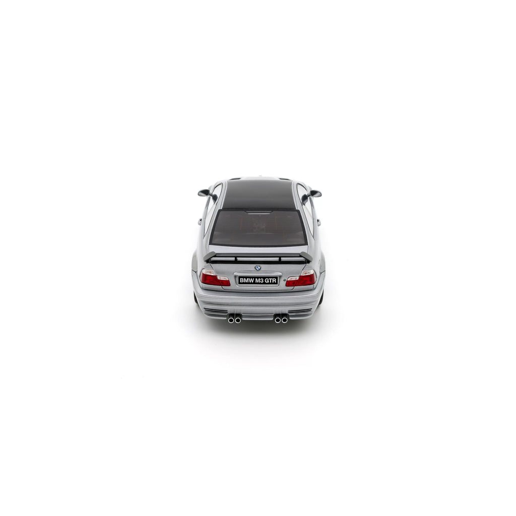 BMW M3 (E46) GTR Street '01, zilver (Silver metallic) 1:18