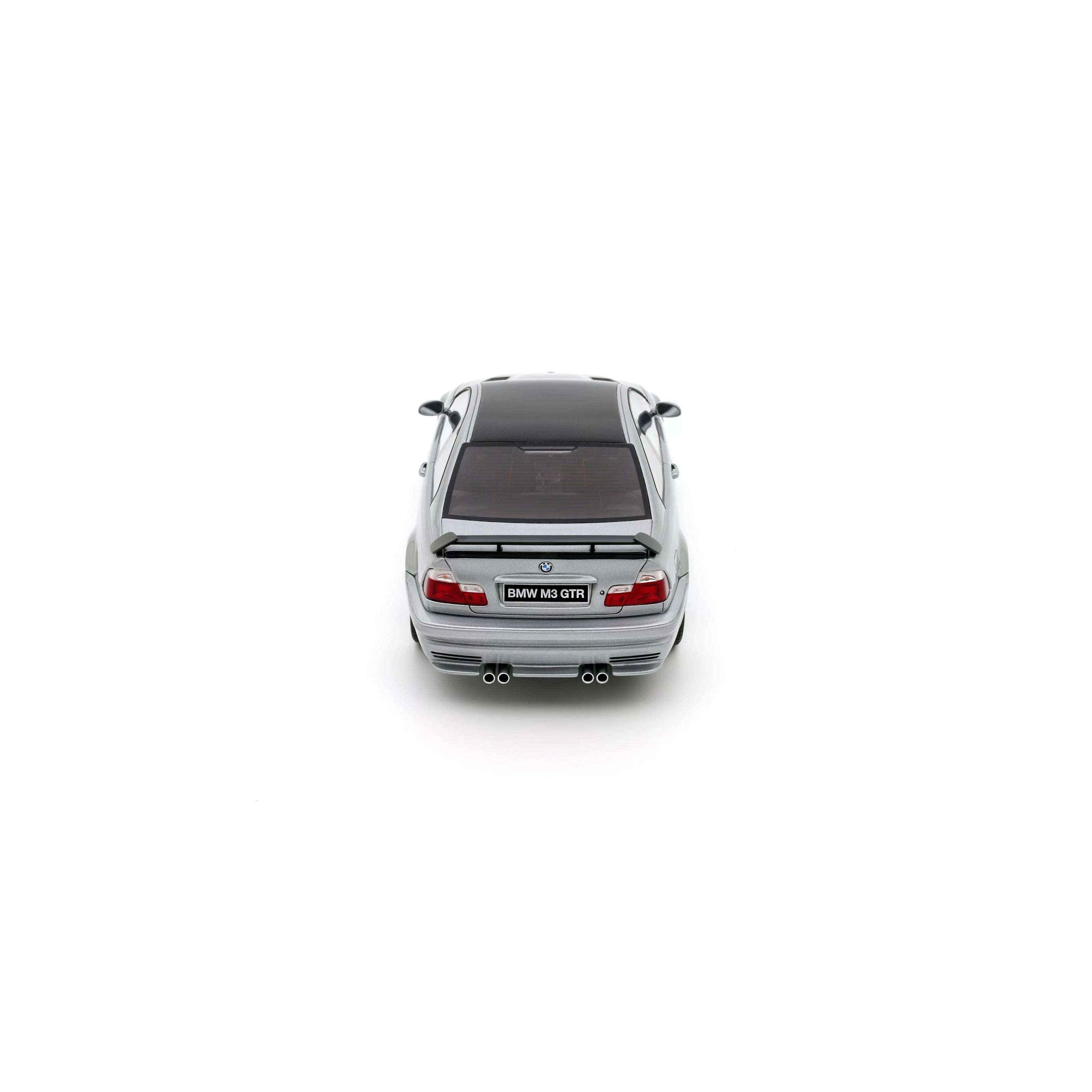 BMW M3 (E46) GTR Street '01, zilver (Silver metallic) 1:18