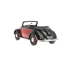 VW Kever, zwart/rood - 1:87 - Schuco