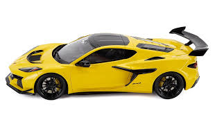 Chevrolet Corvette C8 ZR1 '25, geel - 1:18 - GT Spirit