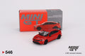 Honda Civic Type R Rallye Red 2023 W/ Advan GT Wheel 1:64