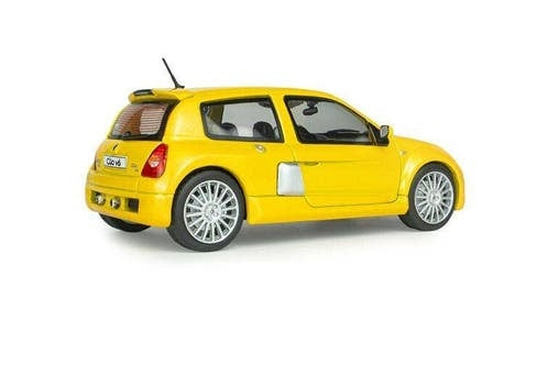Renault Clio V6 Ph.2 '03, geel (Jaune Sirius) Solido / 1:43