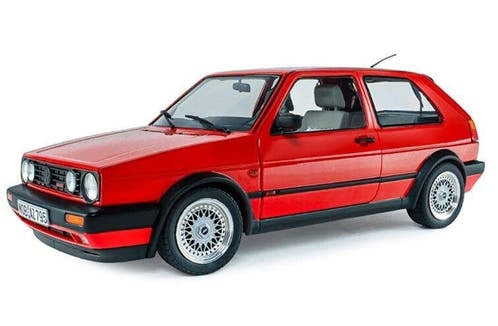VW Golf II GTI G60 '89, rood / Solido / 1:18