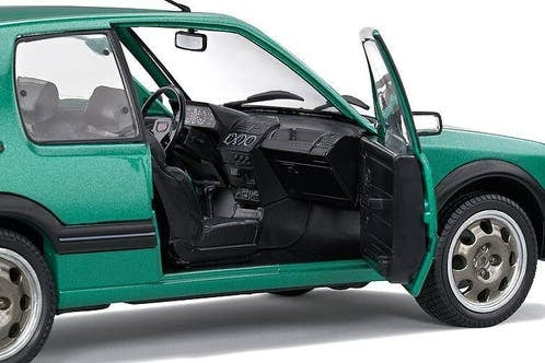 Peugeot 205 GTI Griffe '92, groen / 1:18 / Solido