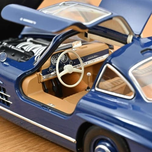 Mercedes-Benz 300 SL 1954 Blue / 1:18 / Norev