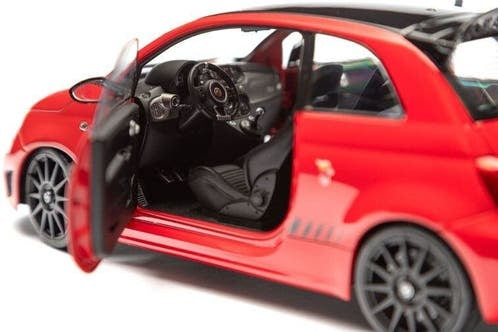 Fiat F595 Abarth Solido Works '23, rood / Solido / 1:18