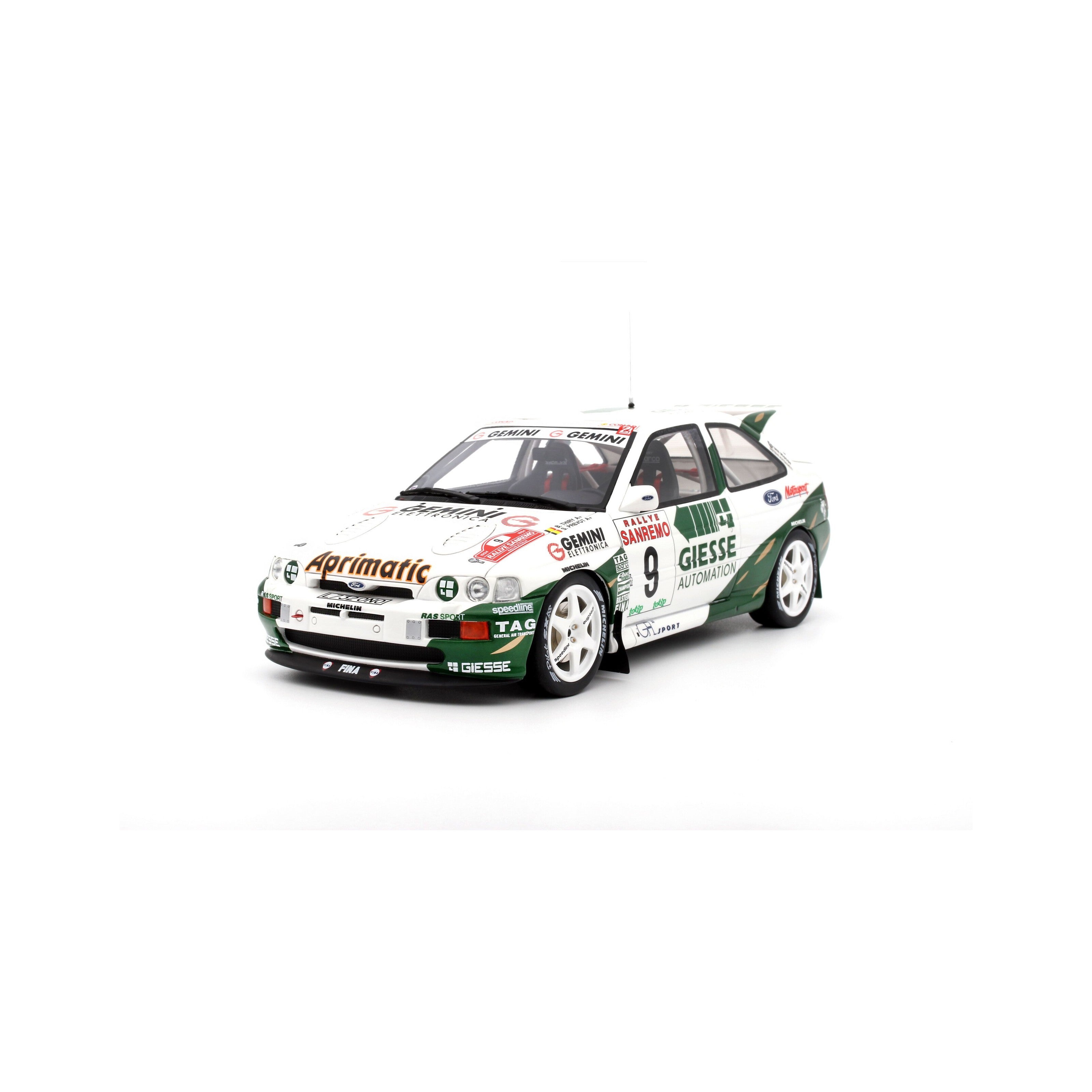 Ford Escort RS Cosworth G A. White B. Thiry #9 San Remo '94 1:18