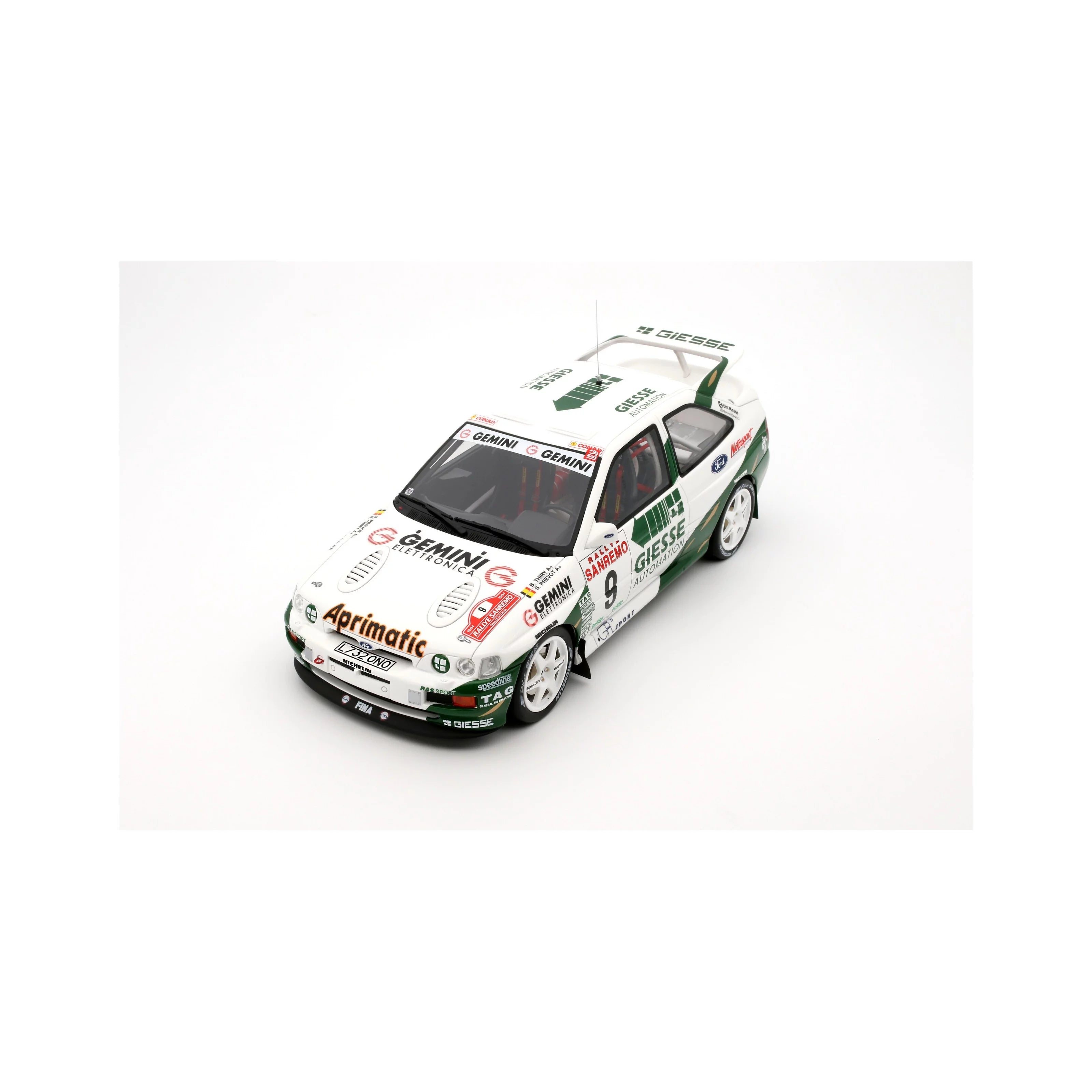 Ford Escort RS Cosworth G A. White B. Thiry #9 San Remo '94 1:18