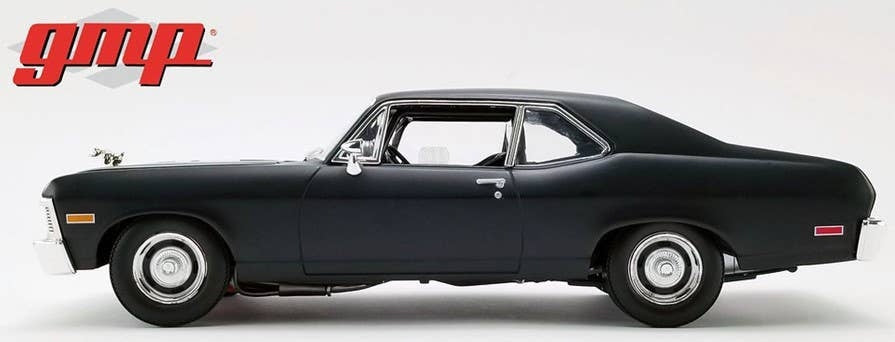 Chevrolet Nova, matt black, 1971