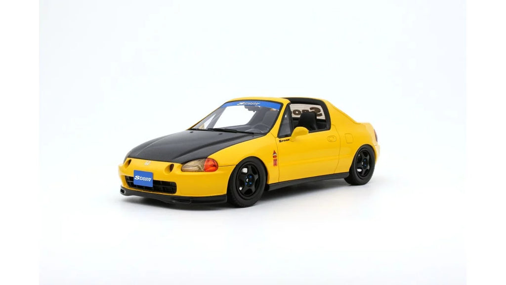 Honda Civic Del Sol Phoenix Yellow 1996 1:18