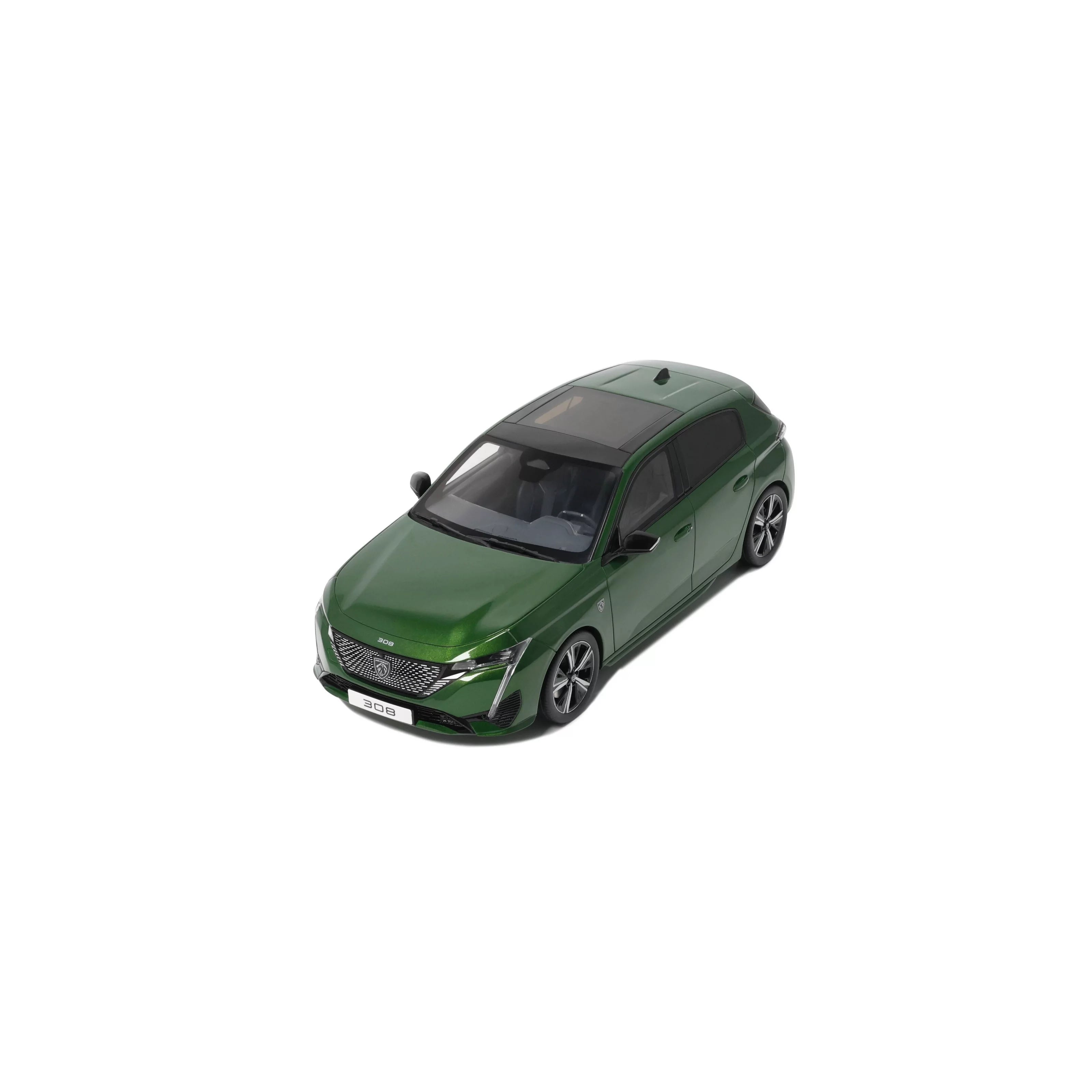 Peugeot 308 GT '22, groen (Olive green) 1:18
