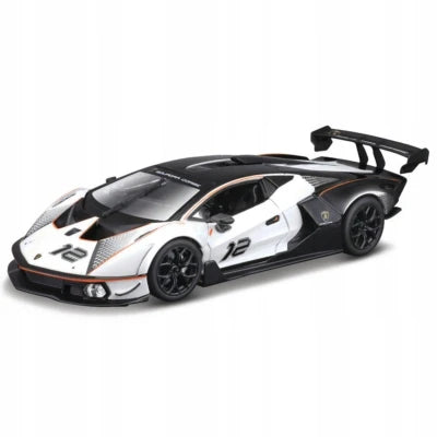 Lamborghini Essenza SCV12 Bouwjaar 2021 wit metalen / zwart 1:24