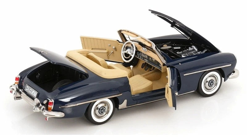 Mercedes 190SL 1957 Middle Blue 1:18 Norev